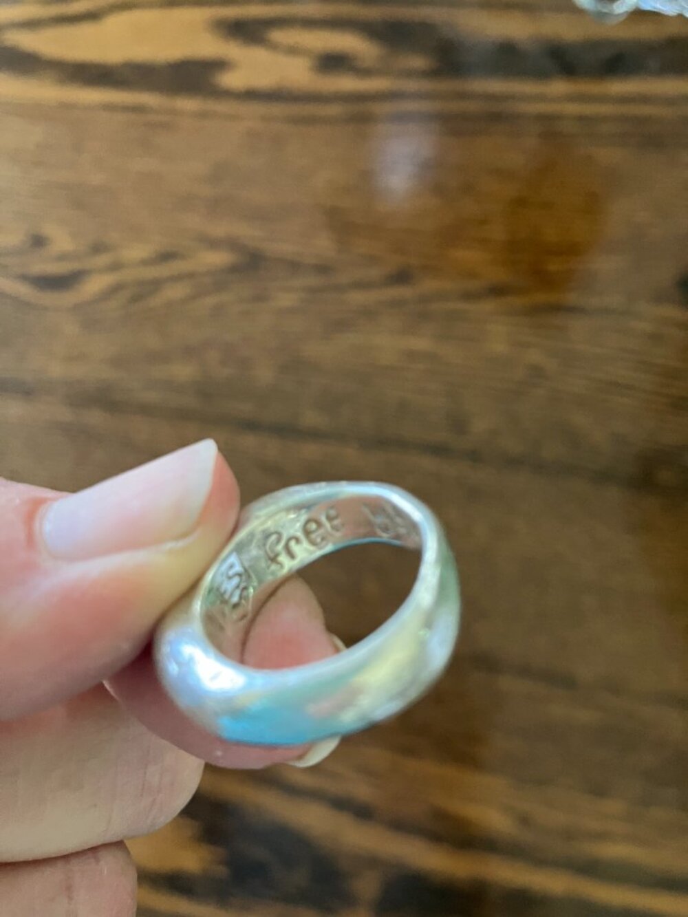 Sundance Sterling Silver Free Your Spirit Ring Size 5 - Picture 2 of 5